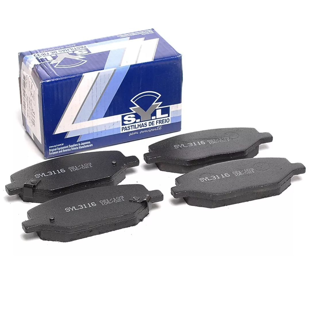 PASTILHA DE FREIO DIANTEIRA SPIN /NOVO COBALT SYL 3116