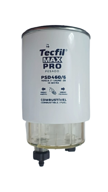 FILTRO DE COMBUSTÍVEL SENDIMENTADOR DE ÁGUA TECFIL PSD460/6
