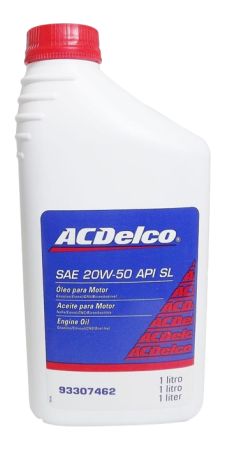 ÓLEO LUBRIFICANTE MINERAL SAE 20W50 ACDELCO 1L