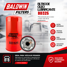 FILTRO DE ÓLEO BALDWIN BD325 IVECO - Imagem 2