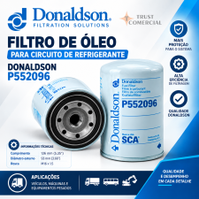 FILTRO ÓLEO PARA CIRCUITO DE REFRIGERANTE DONALDSON P552096 - Imagem 3