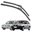 Par Palhetas Limpadores Para-brisa Silicone Gol G2 / G3 / G4